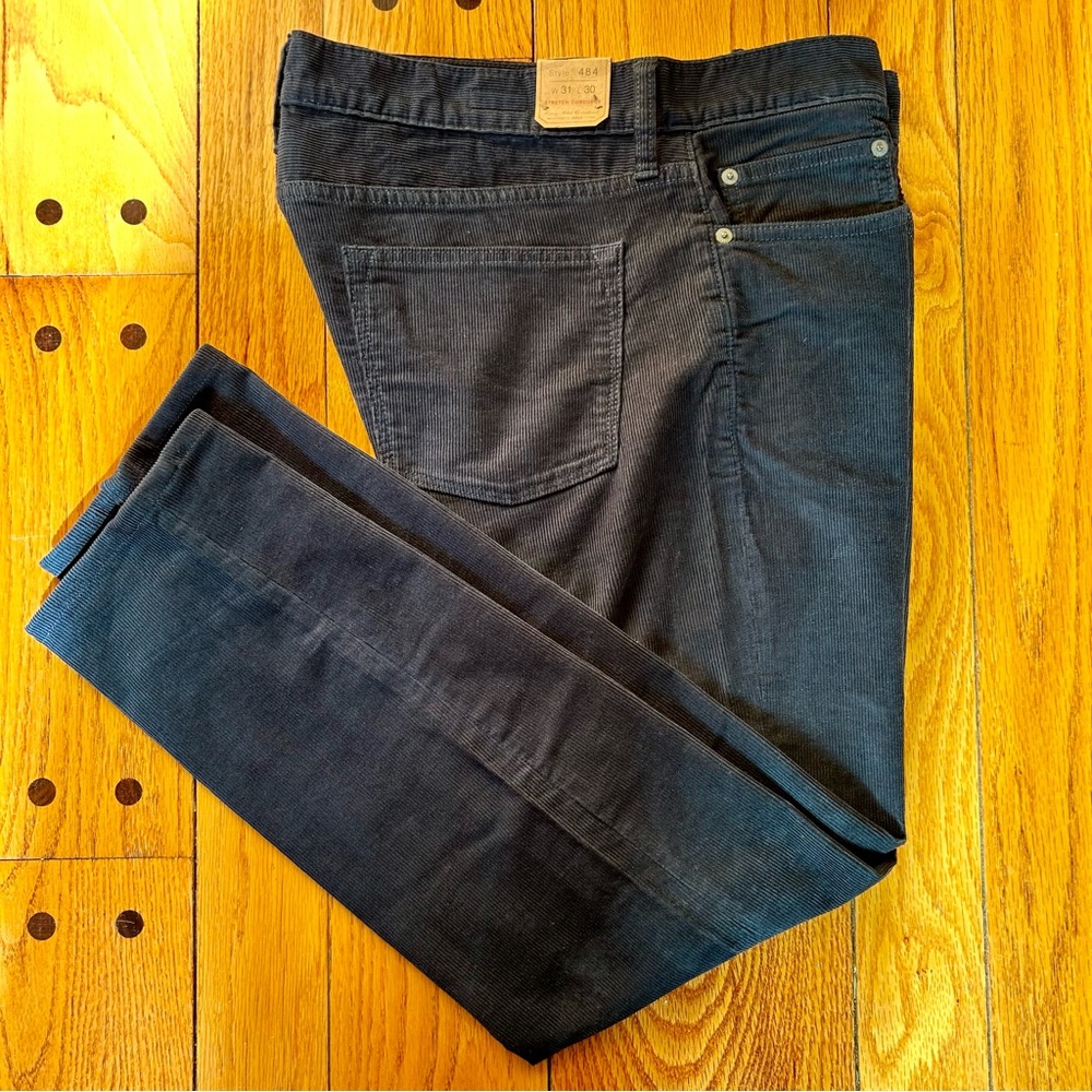 J. CREW Corduroy Pants (stretch) Style 484 | Blue